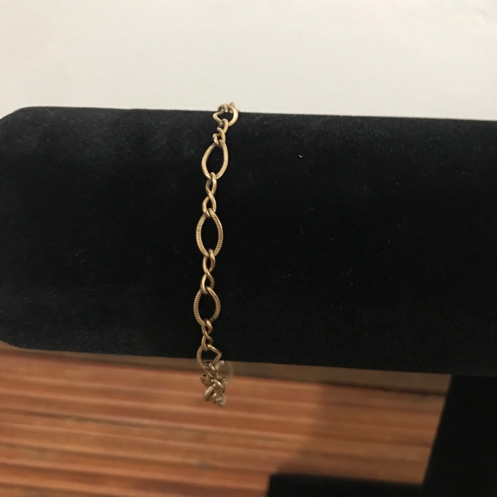 Estate 12k Vintage Gold Filled Link chain Bracele